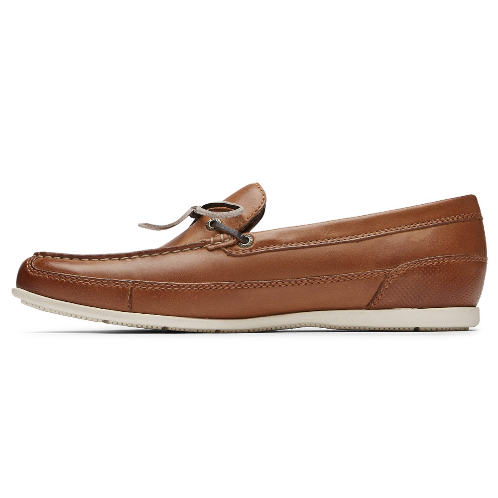 Rockport Mens Loafers Brown - Malcom Tie - UK 692-ACNQVO